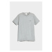 TRIČKO GANT SLIM SHIELD SS T-SHIRT GREY MELANGE