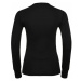 Odlo W ACTIVE WARM ECO BL TOP CREW Dámske funkčné tričko, čierna, veľkosť