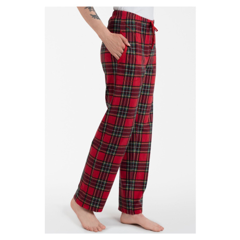 Pyžamové nohavice Italian Fashion Zorza - bavlnené Červená