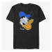 Queens Disney Classic Mickey - Donald Big Face Unisex T-Shirt Black