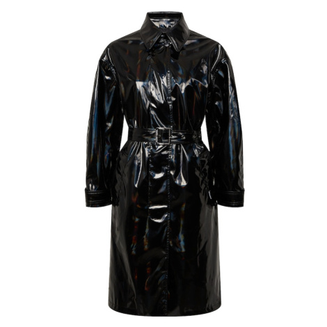 Karl Lagerfeld Prechodný kabát 'Iridescent'  čierna