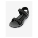 Čierne pánske sandále ALPINE PRO Pombal
