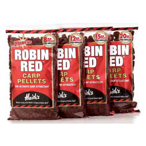 Dynamite baits pellets pre-drilled robin red 900 g-12 mm