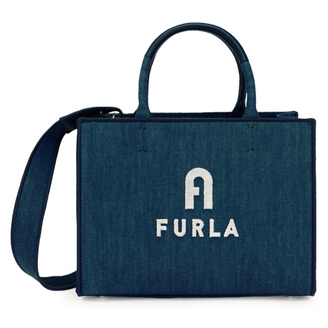 Kabelka - FURLA OPPORTUNITY S TOTE modrá