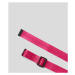 Opasok Karl Lagerfeld K/Karl Logo Webbing Belt Ružová