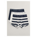 SPODNÁ BIELIZEŇ GANT STRIPE TRUNK 3-PACK EVENING BLUE