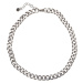 Big Saturn Basic Necklace - silver color