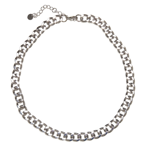 Big Saturn Basic Necklace - silver color Urban Classics