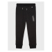 Calvin Klein Jeans Teplákové nohavice Repeat Inst. Logo IB0IB01568 Čierna Regular Fit