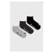 Ponožky Champion (3-pak) šedá farba