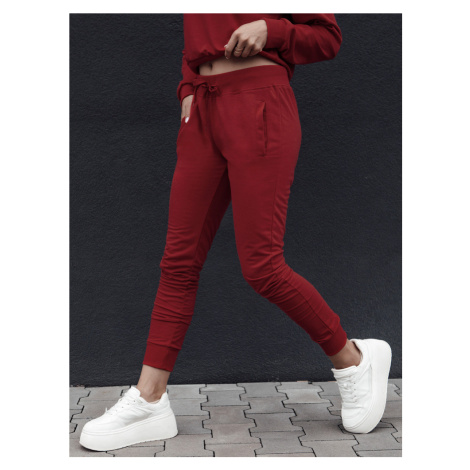 Dámske bordové tepláky FITS DStreet