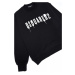 Mikina Dsquared2 Slouch Fit Sweat-Shirt Black