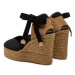 Castañer Espadrilky Chiara T/8Ed/001 021458 Čierna