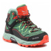 Salewa Trekingová obuv Jr Alp Trainer MId Gtx GORE-TEX 5960 Zelená