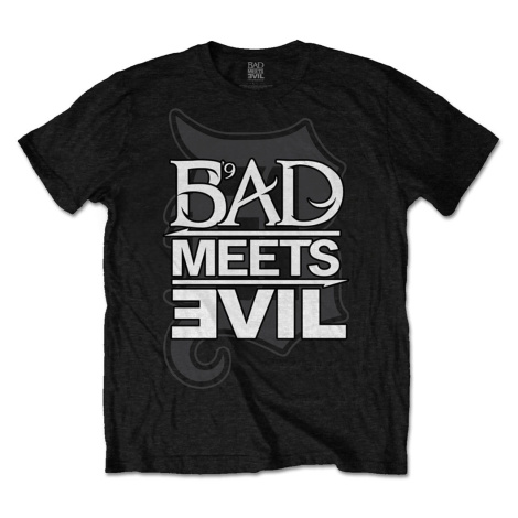 Bad Meets Evil tričko Logo Čierna