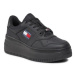Tommy Jeans Sneakersy Tjw Retro Basket Flatform Ess EN0EN02506 Čierna