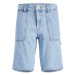 Jack&Jones Junior Džínsové šortky 12236520 Modrá Loose Fit