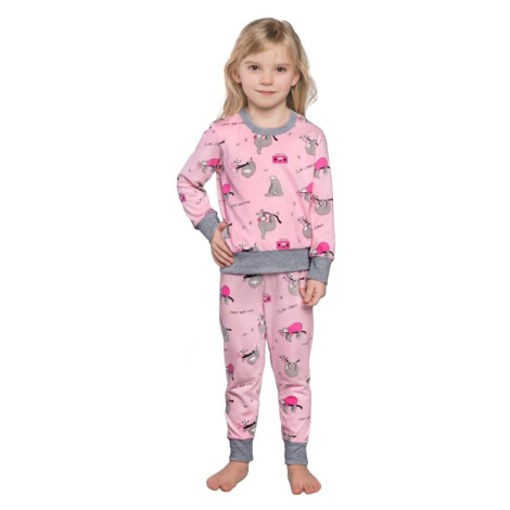 Dievčenské pyžamo Orso ružové Italian Fashion