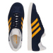 ADIDAS ORIGINALS Nízke tenisky 'GAZELLE'  tmavomodrá / zlatá / oranžová / biela