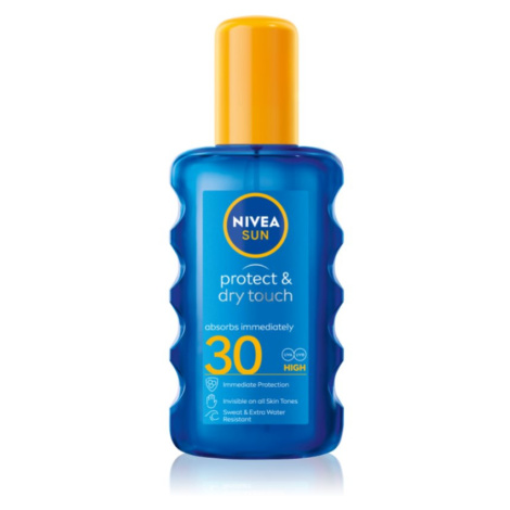 Nivea Sun Protect & Dry Touch neviditeľný sprej na opaľovanie SPF 30