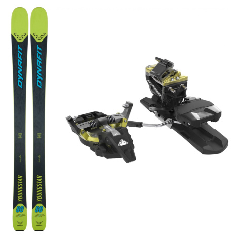 Skialpový set Dynafit Youngstar Ski Set 22/23 Dĺžka lyží: 130 cm / Farba: černá/tyrkysová