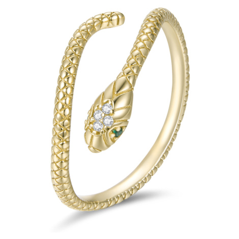 Linda's Jewelry Strieborný prsteň Kráľovná Hadov Elegance IPR102 Veľkosť: Univerzálna