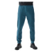 Pánske tréningové zateplené tepláky 4F TROUSERS FNK-WAW24TFTRM682-46M-TEAL MELANGE