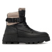 Tommy Hilfiger Outdoorová obuv Th Elevated Chunky Lth Bkle Boot FM0FM04909 Čierna