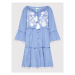 Iconique Každodenné šaty Celine IC22 044 Modrá Relaxed Fit