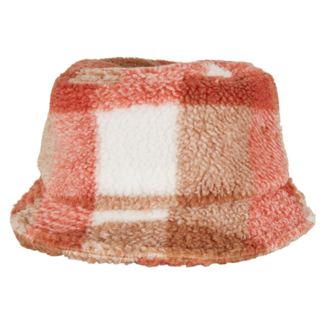 Sherpa Check Bucket Hat whitesand/caramel