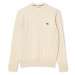 Lacoste  Knit AH2924 - Blanc  Svetre Béžová