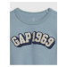 Svetlomodrá chlapčenská mikina s nápisom GAP 1969