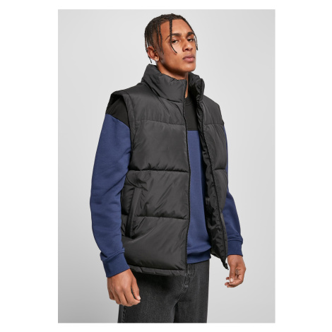 Block Puffer Vest Black/Black Urban Classics