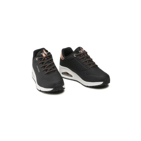 Skechers Sneakersy Uno Shimmer Away 155196/BLK Čierna