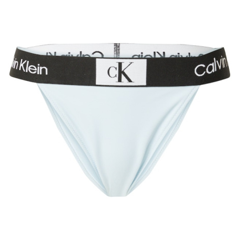 Calvin Klein Swimwear Bikinové nohavičky  svetlomodrá / čierna / biela