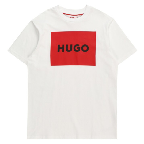 HUGO Tričko  červená / čierna / biela Hugo Boss