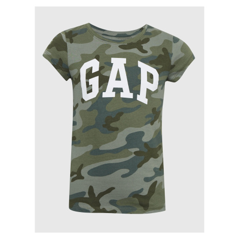 Zelené chlapčenské tričko s logom GAP