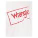Wrangler Tričko Frame Logo W70JD3989 112319300 Biela Regular Fit