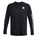 Tričko Under Armour Tech Prt Fill Ls Black