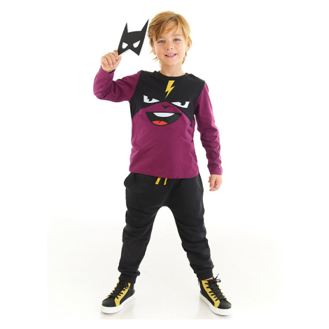 Denokids Lightning Lightning Mask Boy T-shirt Pants Suit