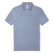 B&amp;C Unisex polo tričko PU426 Heather Blue