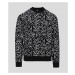Mikina Karl Lagerfeld Unisex K Print Sweatshirt Čierna