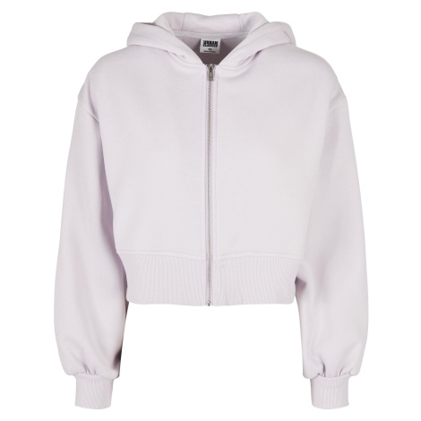 Women's Short Oversized Zipper Jacket softlilac Urban Classics