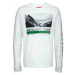 Men's T-shirt CCM NOSTALGIA POND L/S TEE SR White