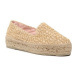 Manebi Espadrilky Double Sole Espadrilles V 2.7 D0 Béžová