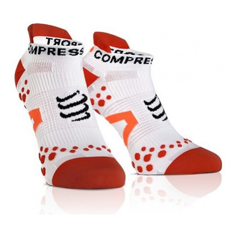 Compressport RUN LO červená - Kompresné ponožky