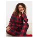 LC Waikiki Women's Christmas Themed Long Sleeve Pajamas Set