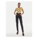 Versace Jeans Couture Tričko 76HAH6D8 Biela Slim Fit