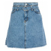 Guess Džínsová sukňa Peper Bag Mini W01D93 D3Y03 Modrá Regular Fit