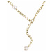 Morellato Pozlátený oceľový náhrdelník s pravými perlami Oriente SARI01